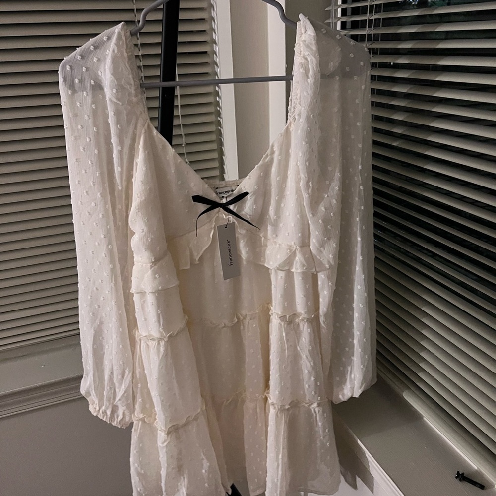 Elegant Cream Women's Top